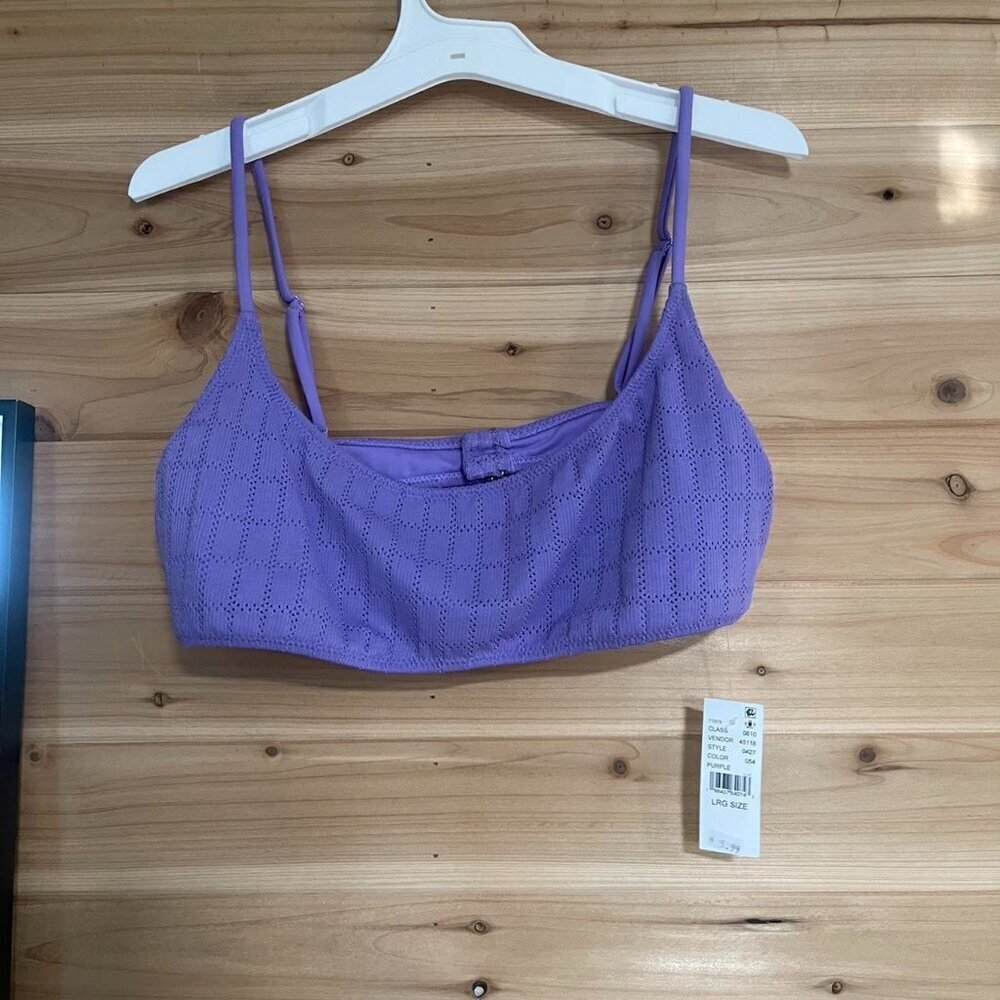 Purple Lrg Bikini Top